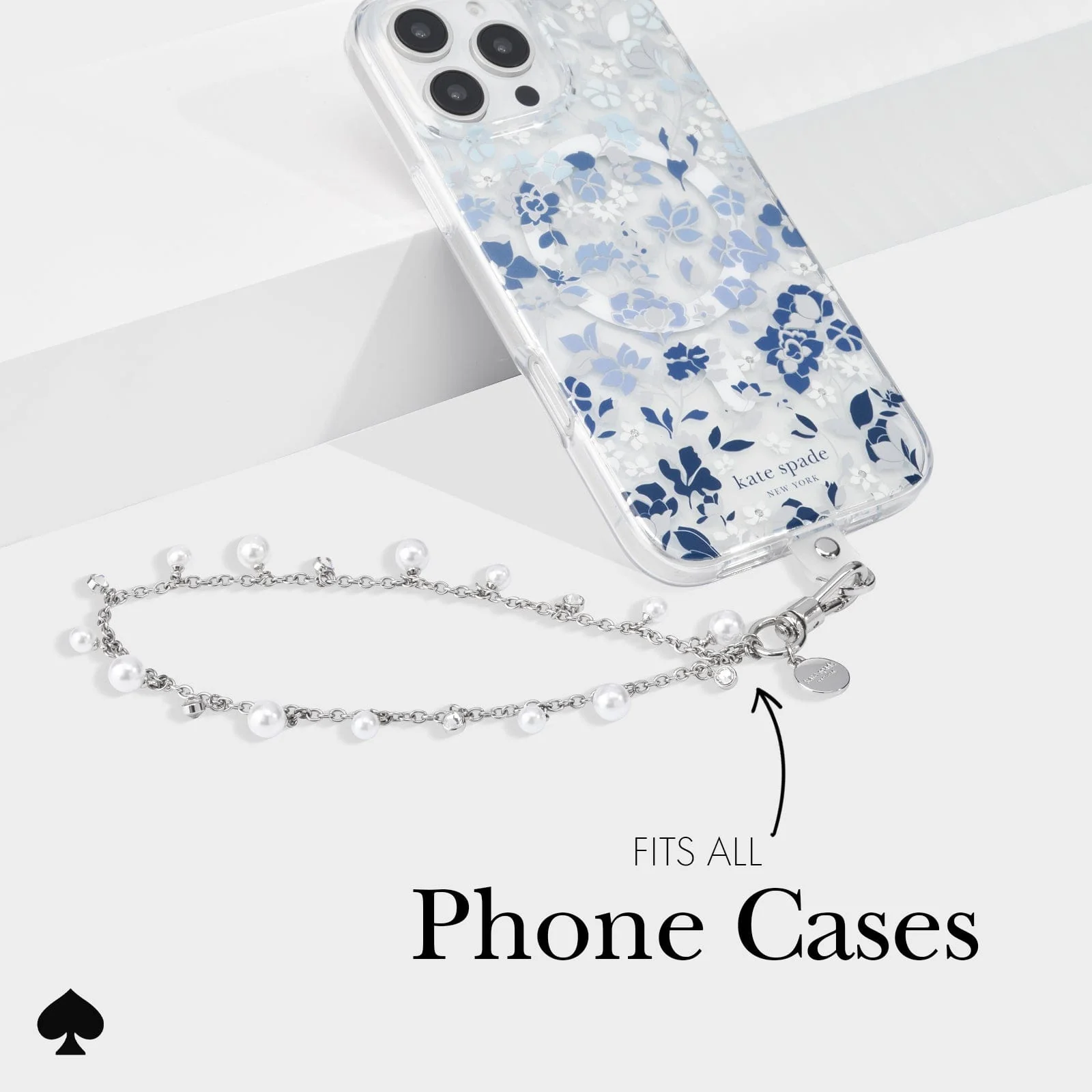Kate Spade Phone Charm - Dazzling Pearl