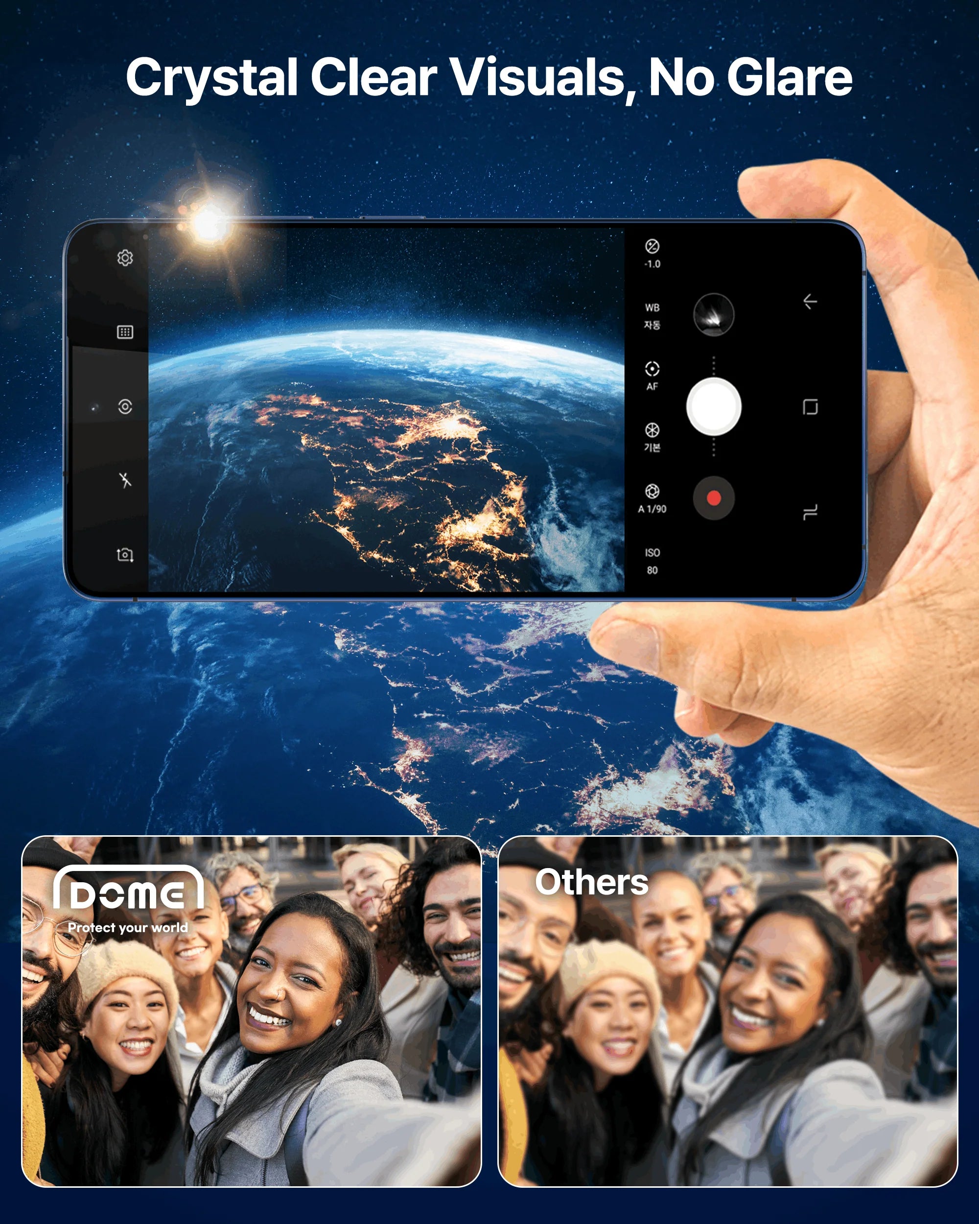 Whitestone CLenZ Glass for S26 | S26 plus | S26 Ultra Camera Protector