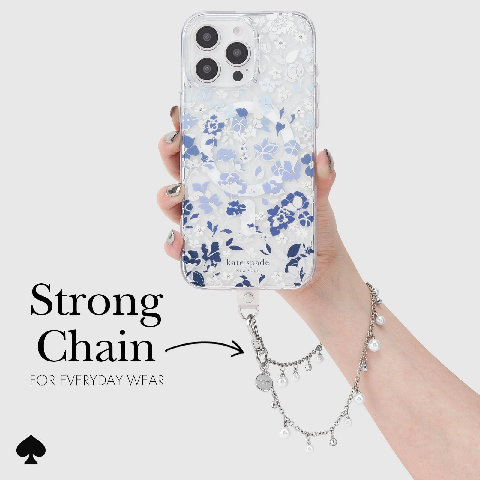 Kate Spade Phone Charm - Dazzling Pearl