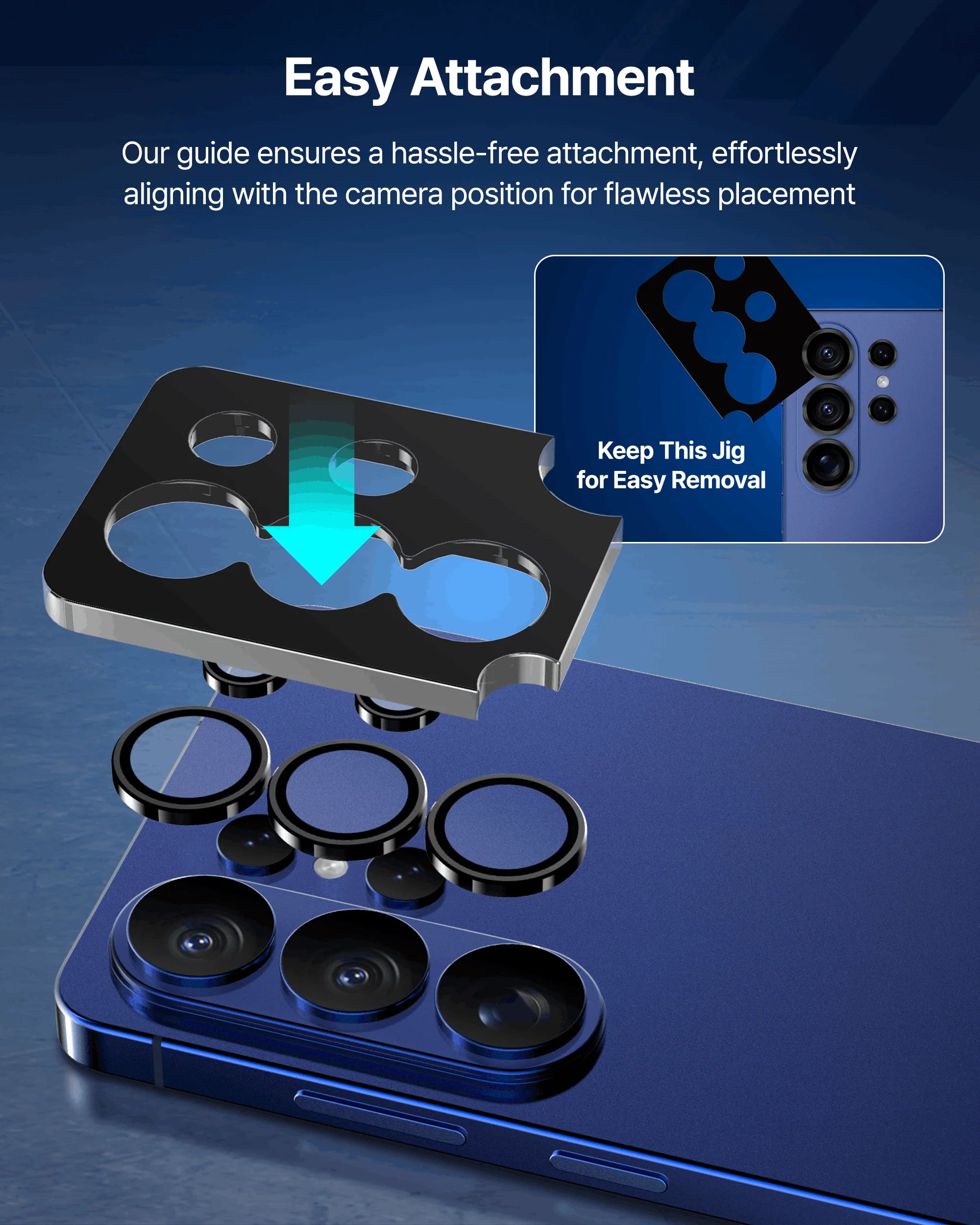 Whitestone CLenZ Glass for S26 | S26 plus | S26 Ultra Camera Protector