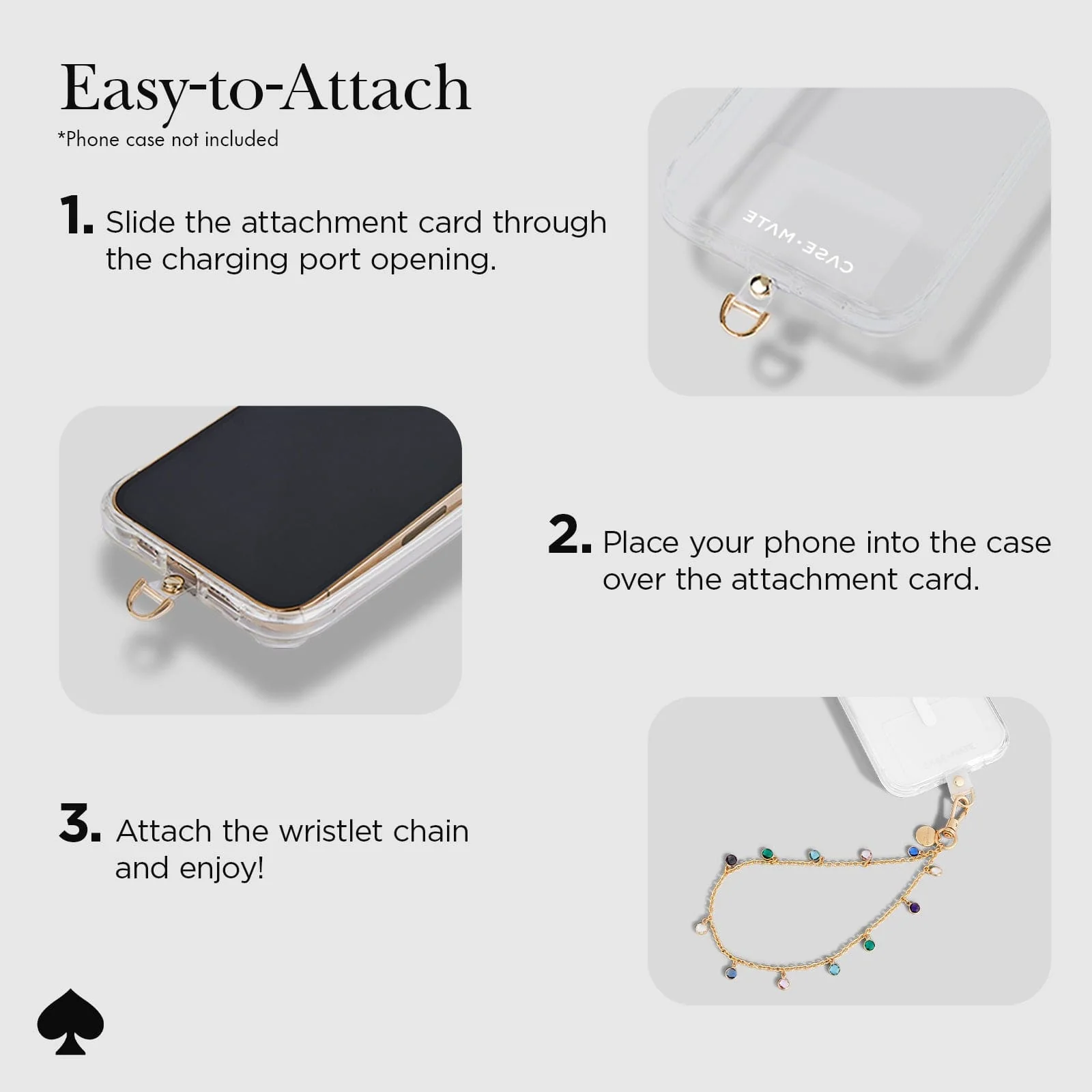 Kate Spade Phone Charm - High Shine