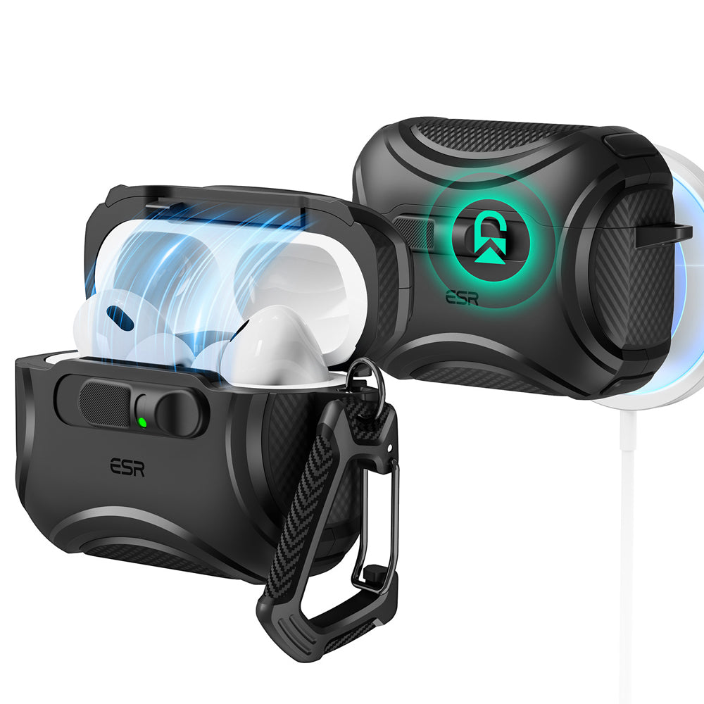 ESR AirPods Pro 3 Cyber Armor FlickLock Case (HaloLock)