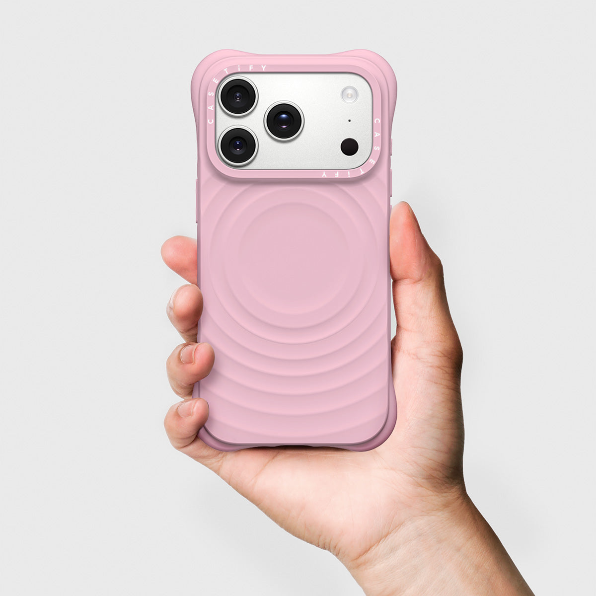 CASETiFY Magsafe The Ripple Case for iPhone 18 / 17 Series - Pimrose Pink