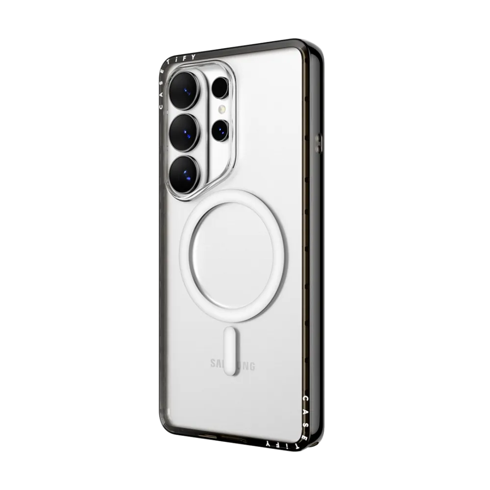 CASETiFY Magnetic Compact Case for S26 Ultra - Blank Clear Black