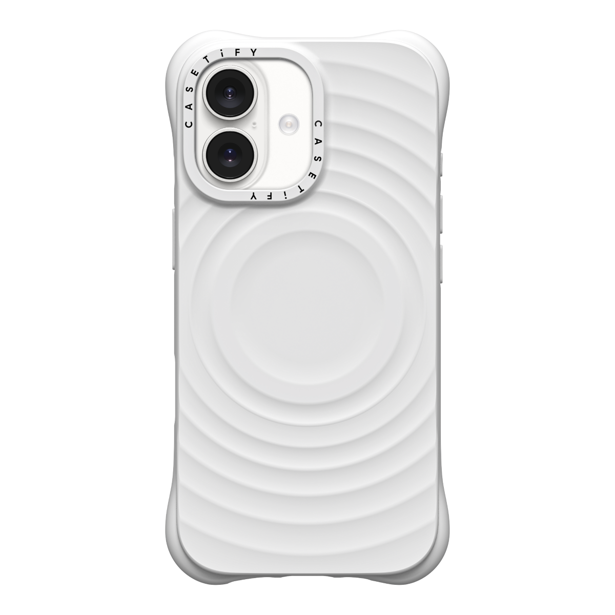 CASETiFY Magsafe The Ripple Case for iPhone 17 Series - The White Case