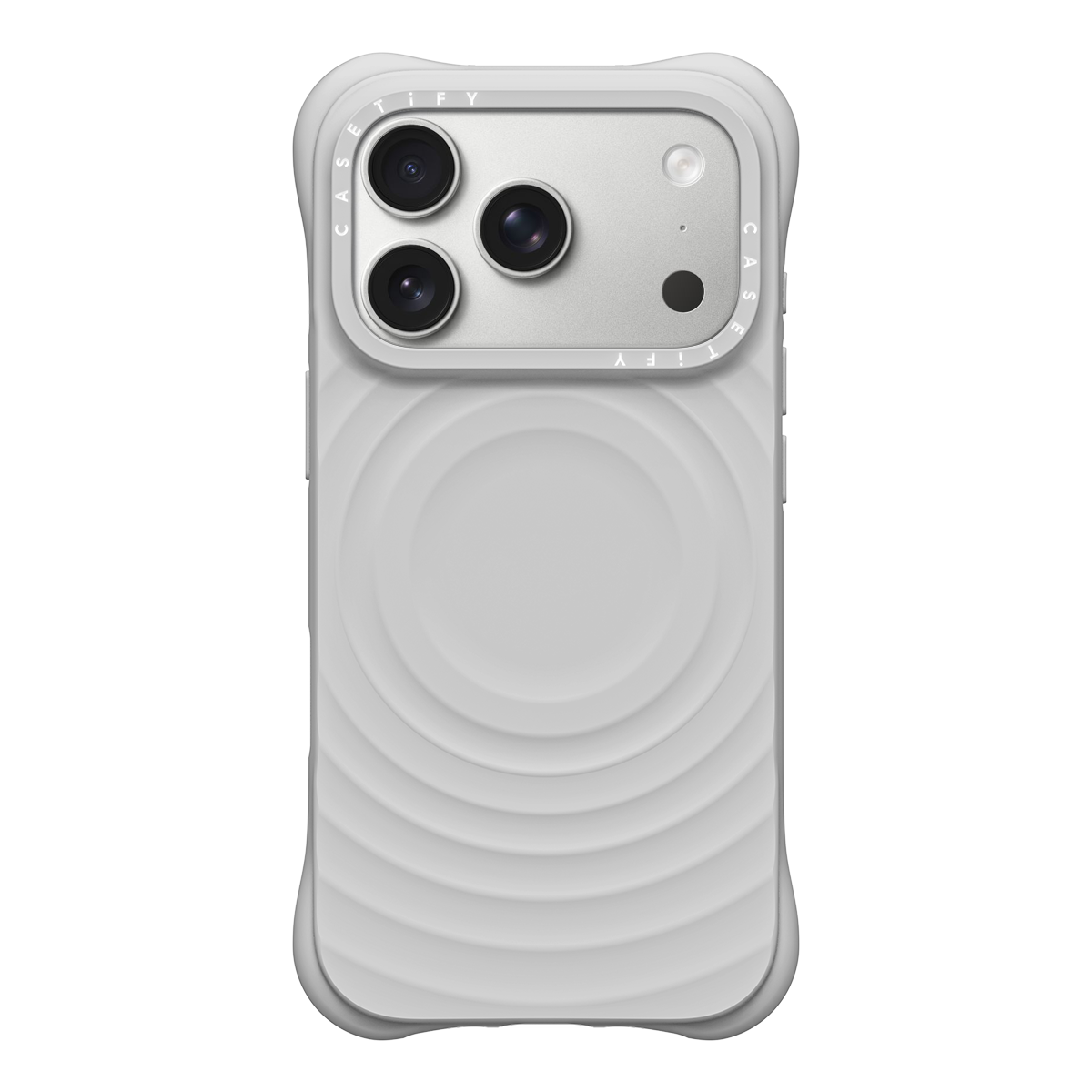 CASETiFY Magsafe The Ripple Case for iPhone 17 Series - Pebble Grey