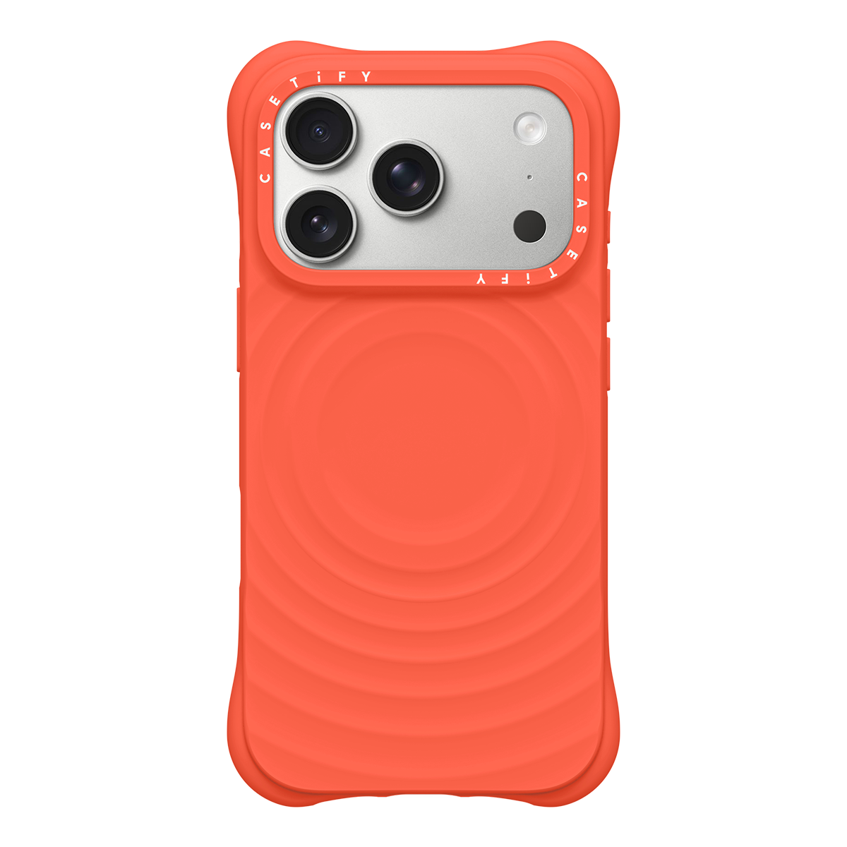 CASETiFY Magsafe The Ripple Case for iPhone 17 Series - Octane Orange