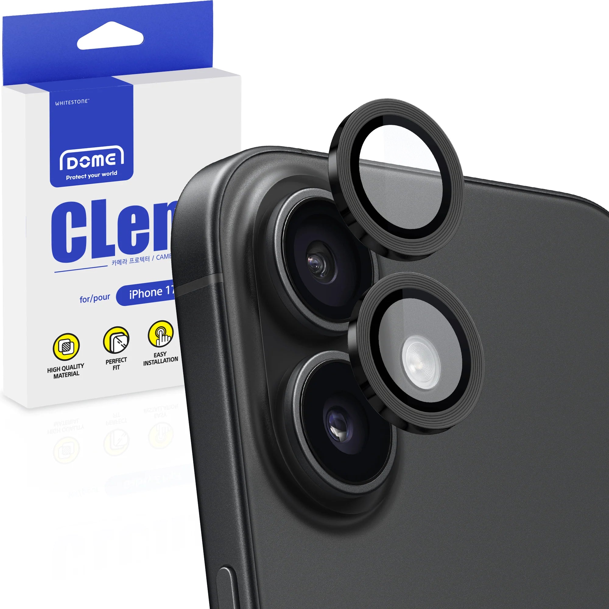 Whitestone CLenZ Glass for iPhone 17