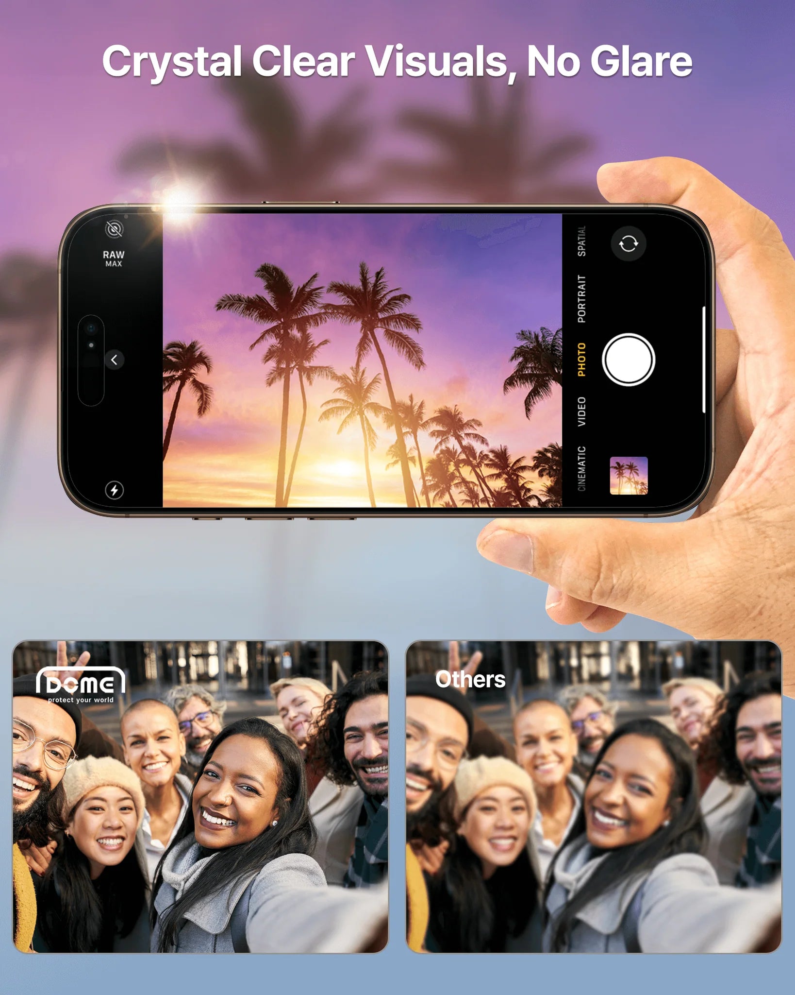 Whitestone CLenZ Glass for iPhone 17