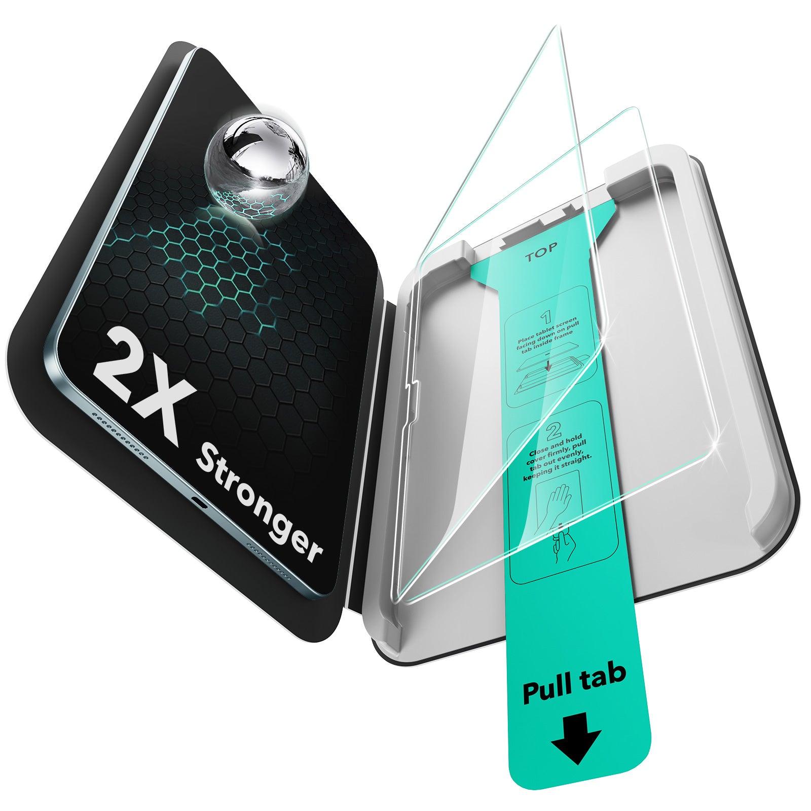 ESR iPad 10 / 11" (2025) Tempered Glass Screen Protector 2pcs Pack