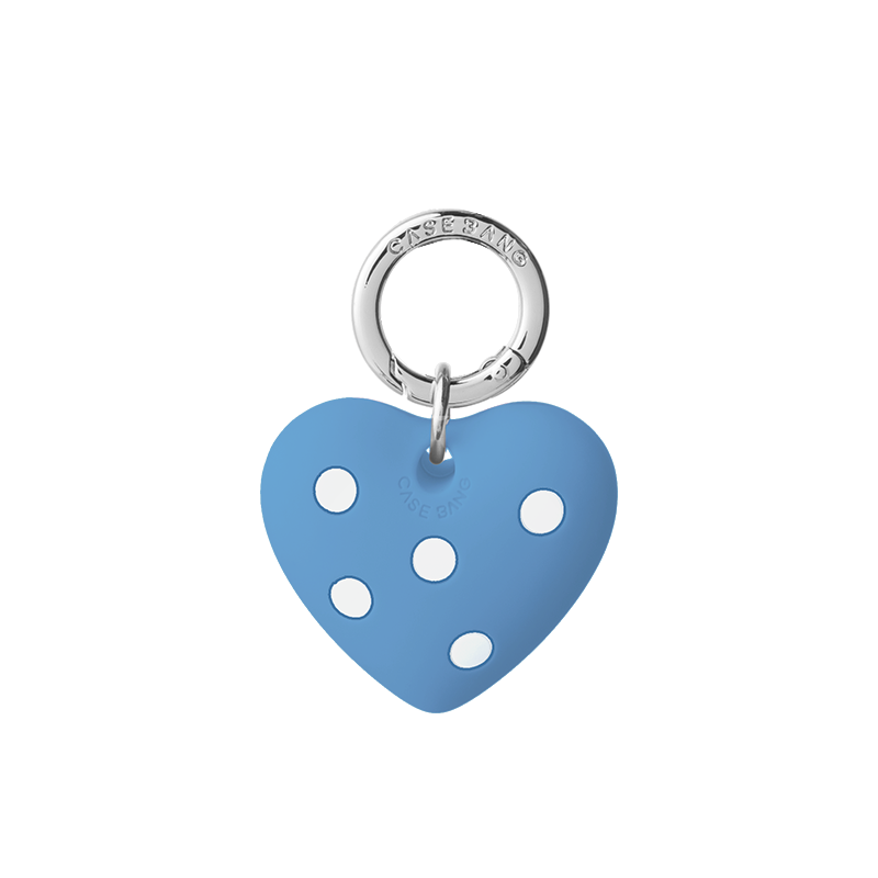 CASEBANG Phone Charm Pendant - Polka Dot Heart