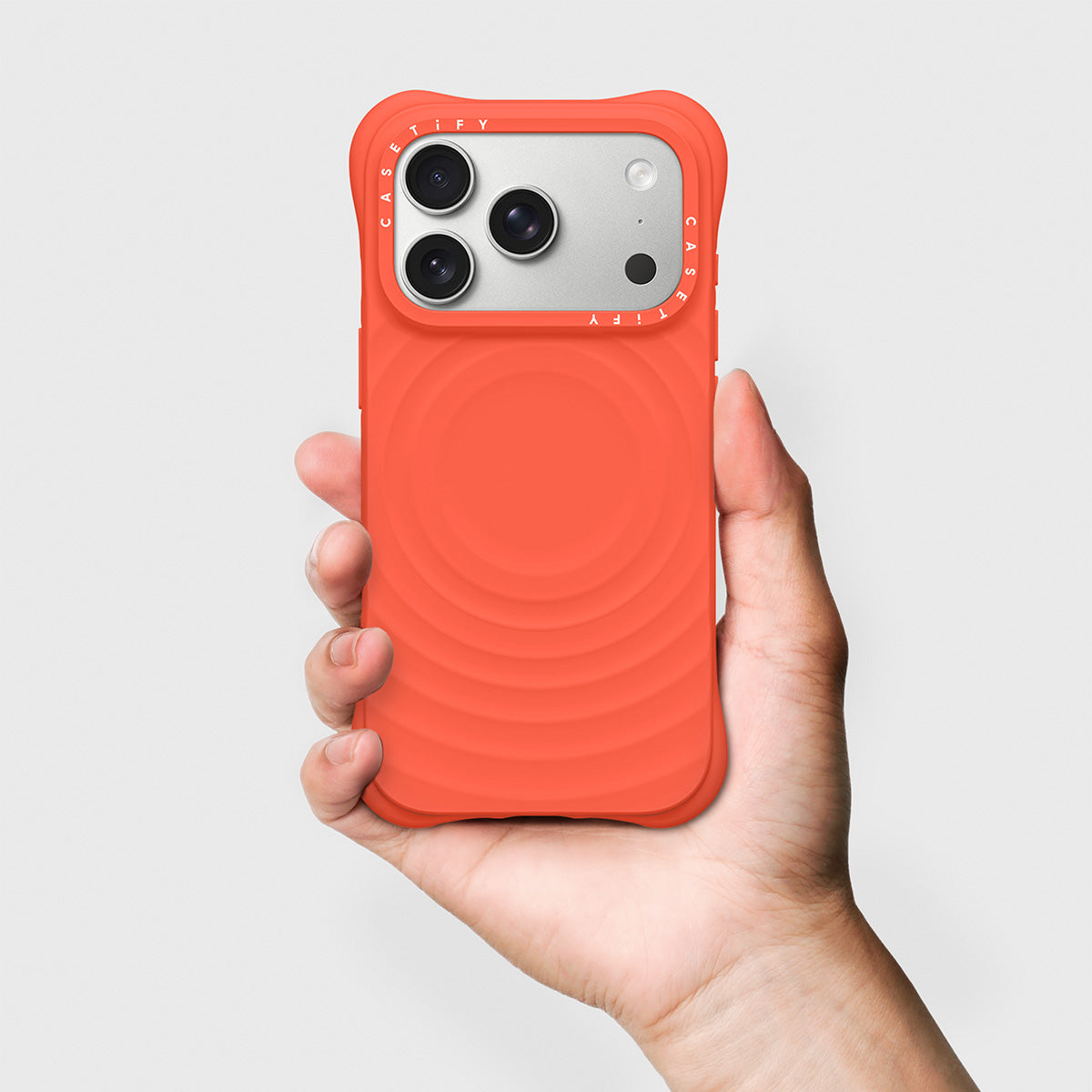 CASETiFY Magsafe The Ripple Case for iPhone 17 Series - Octane Orange