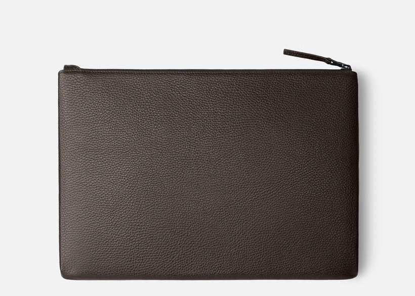 Grams(28) 114 Leather Folio for Macbook Air/Pro 13" | Pebbled