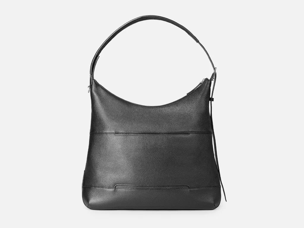 Grams(28) 193 Hobo Bag - Pebbled Black