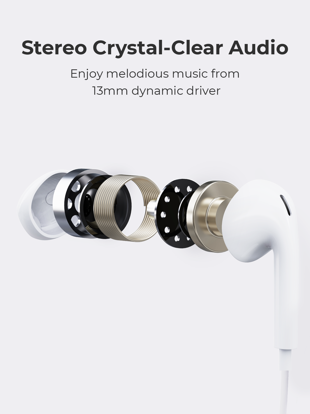 Aukey EP-CC1 Trail Play Wired Earbuds