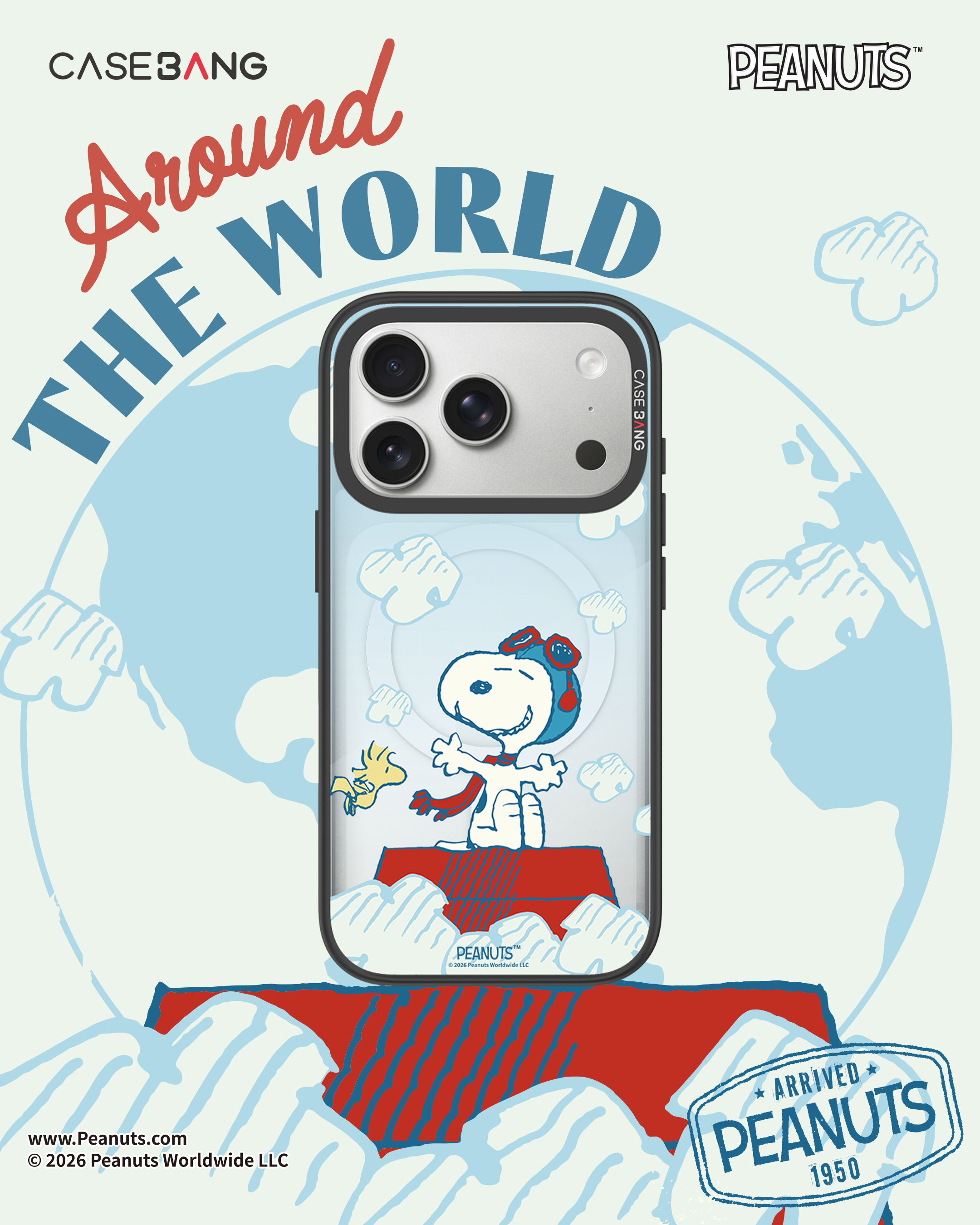 CASEBANG Snoppy Series - iPhone 17-15 Series | Snap-On Cover Only