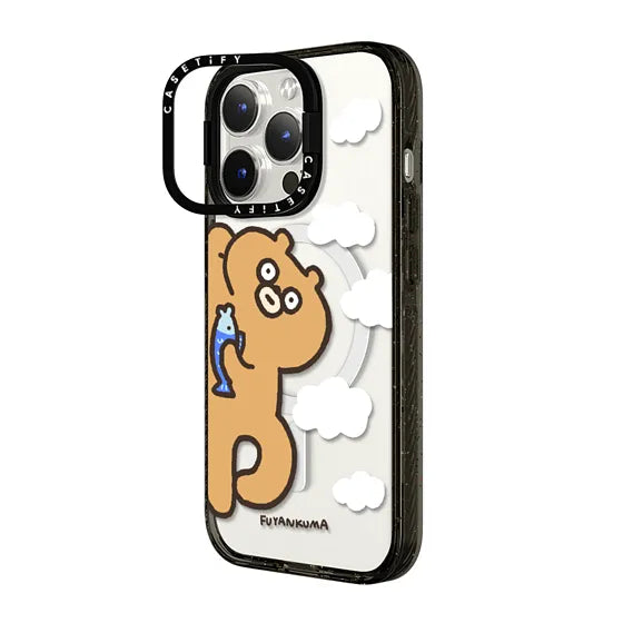 CASETiFY Magsafe Impact Ring Stand Case for iPhone 15 Pro / 15 Pro Max - Doing Nothing Kuma