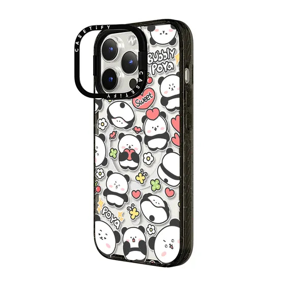 CASETiFY Magsafe Impact Ring Stand Case for iPhone 15 Pro / 15 Pro Max - Bubbly Poya Mix