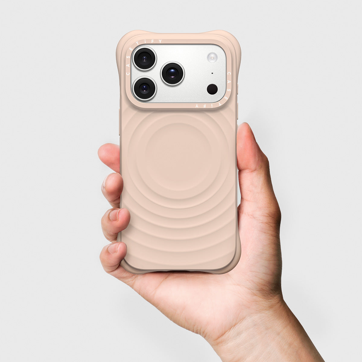 CASETiFY Magsafe The Ripple Case for iPhone 18 / 17 Series - Oat
