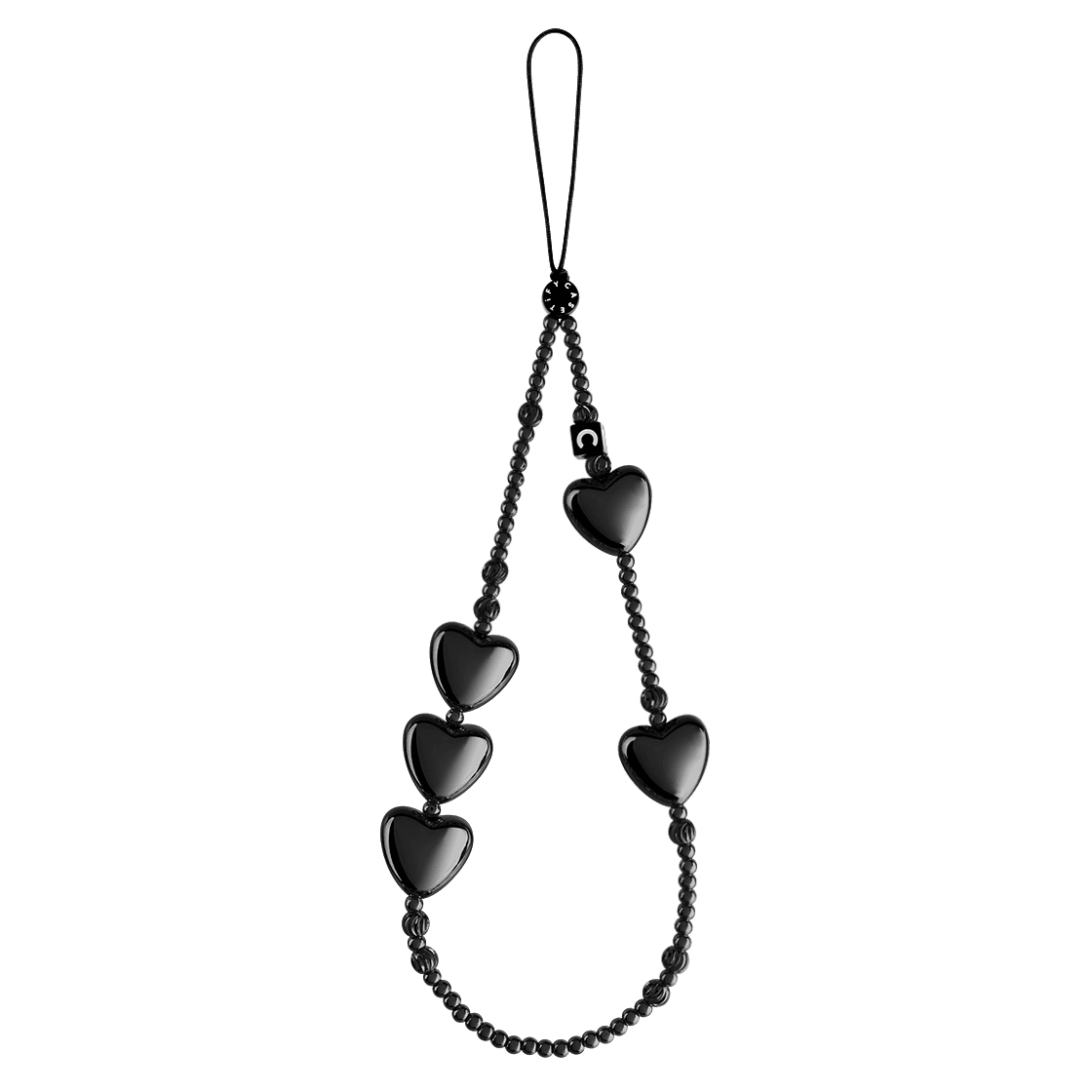 CASETiFY Phone Charm - Heart Of Obsidian