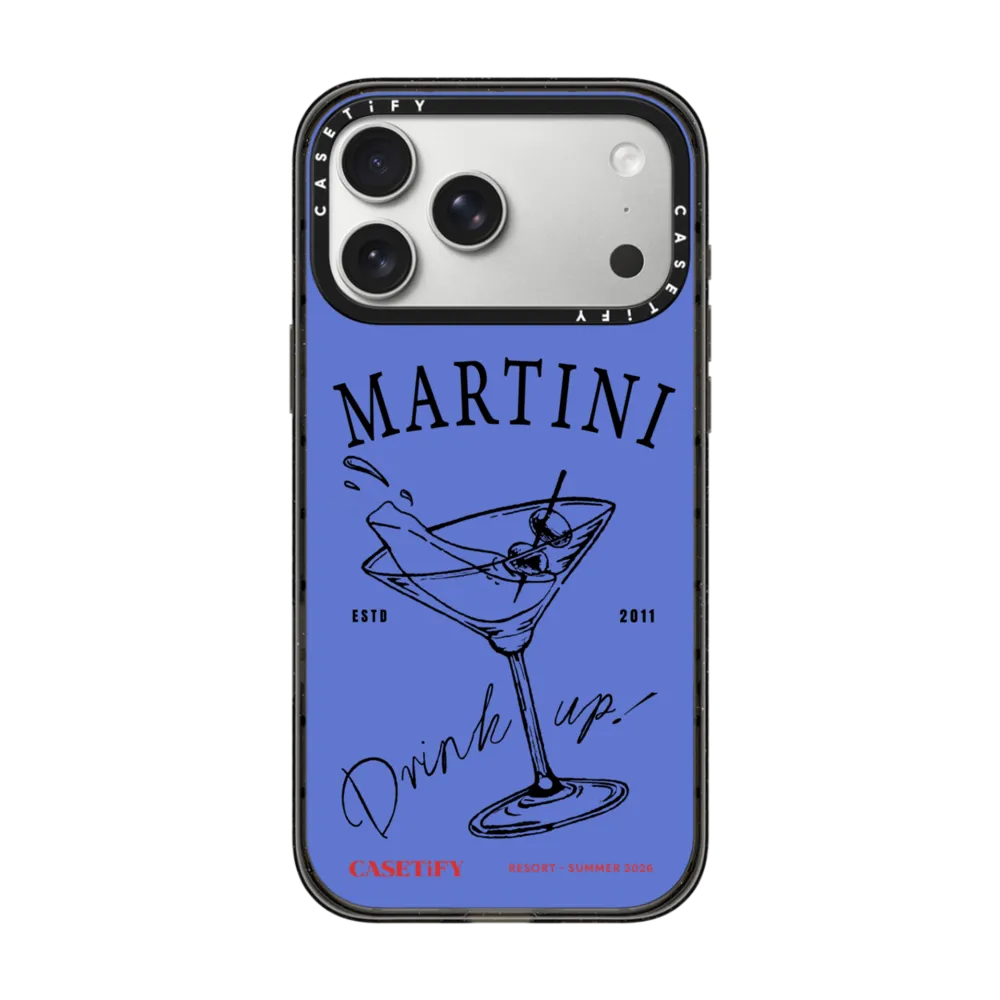CASETiFY Magsafe Impact Case iPhone 18 / 17 Series - Martini Please Black