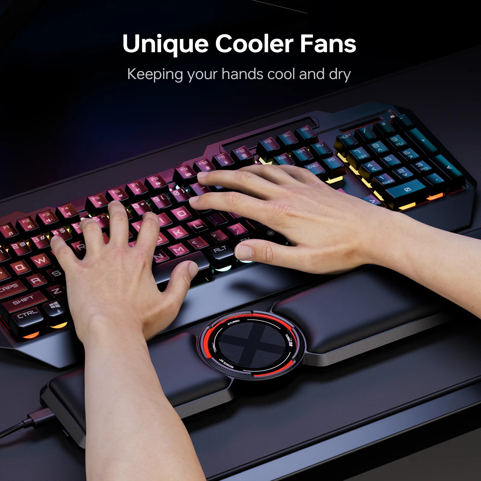 Xlayout X-Turbo Wrist Rest With Fan