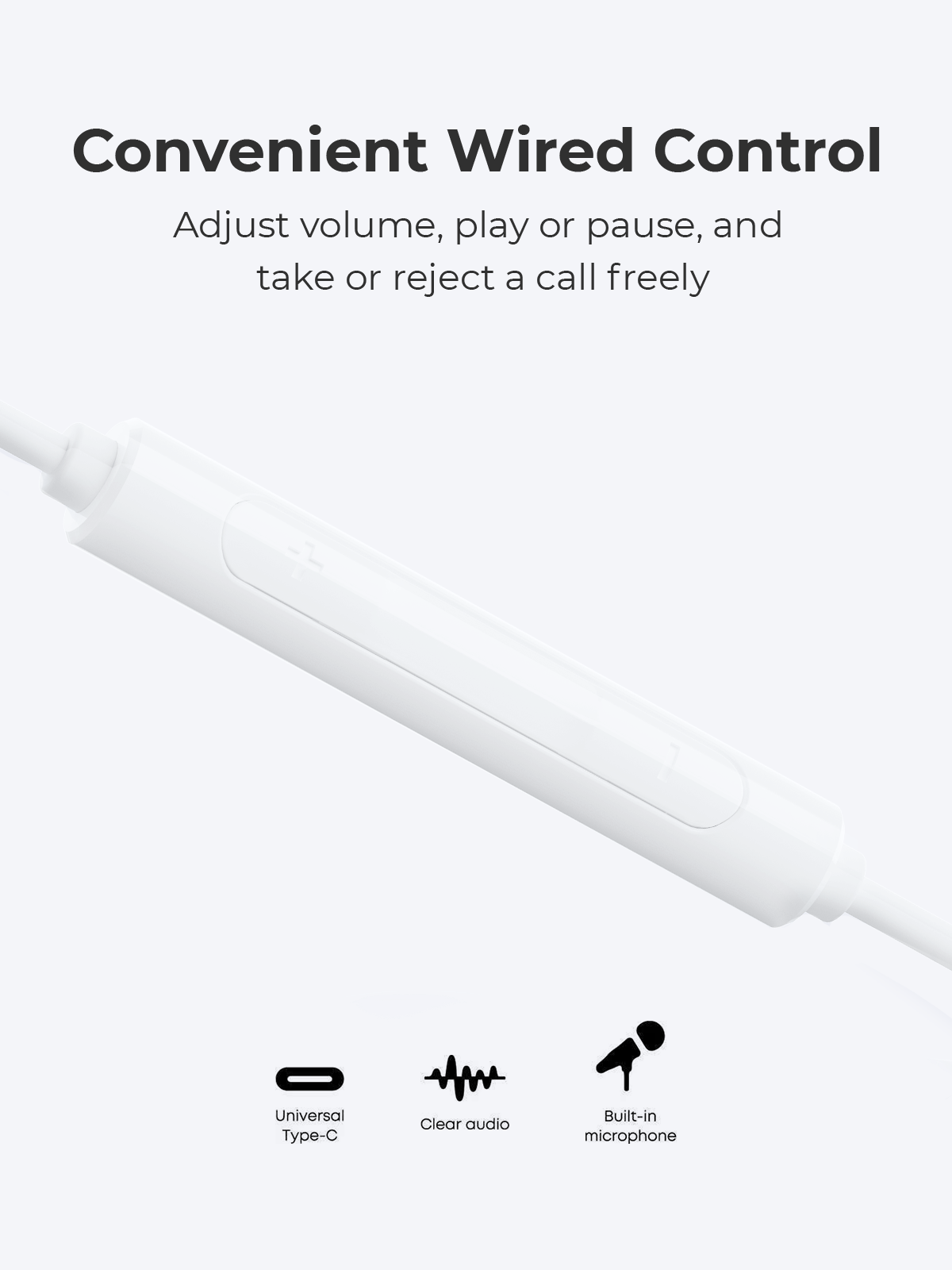 Aukey EP-CC1 Trail Play Wired Earbuds