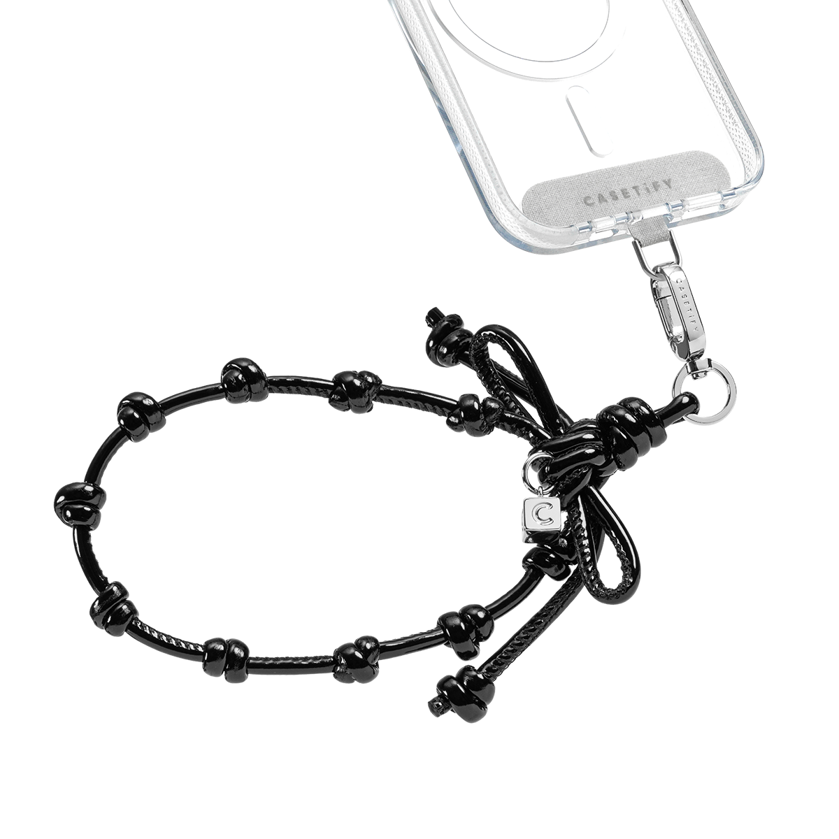 CASETiFY Bow Charm Wristlet