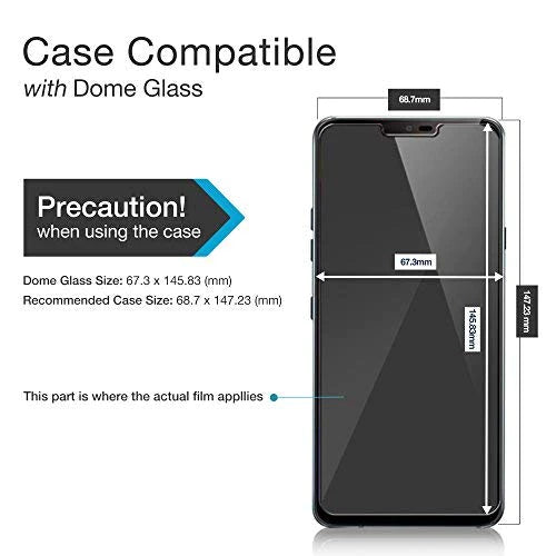 Whitestone Dome Glass for LG G7