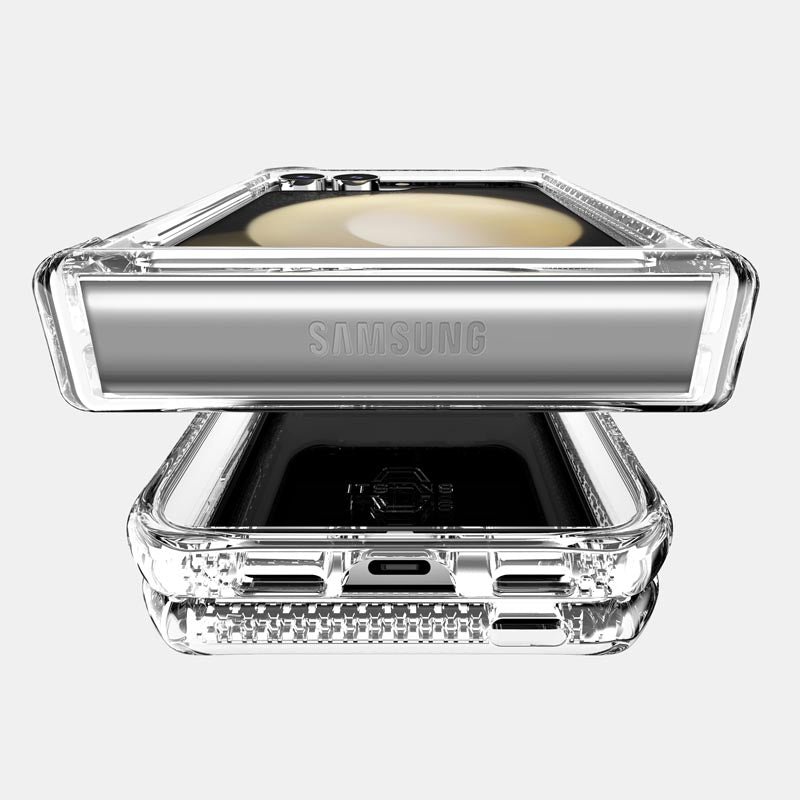 ITSKINS Samsung Galaxy Z Flip 6 Hybrid R Clear Hinge