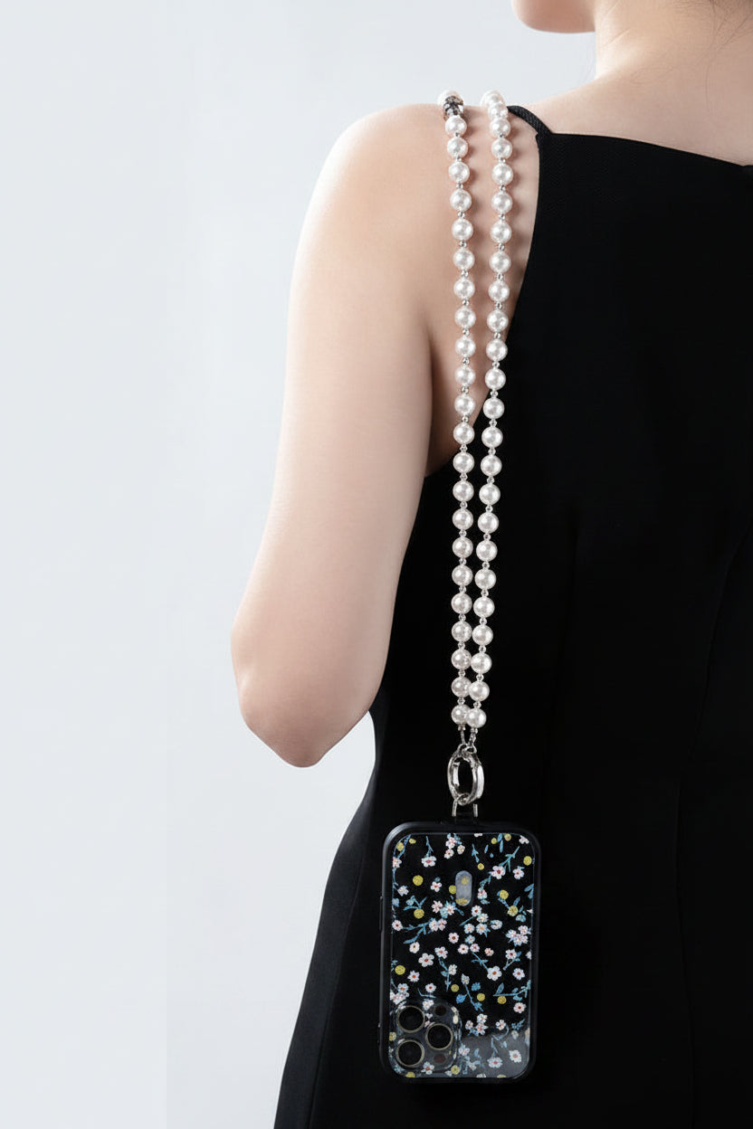 CASEBANG Cross Body Phone Charm - Pearl