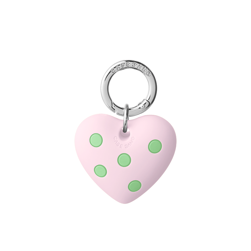 CASEBANG Phone Charm Pendant - Polka Dot Heart