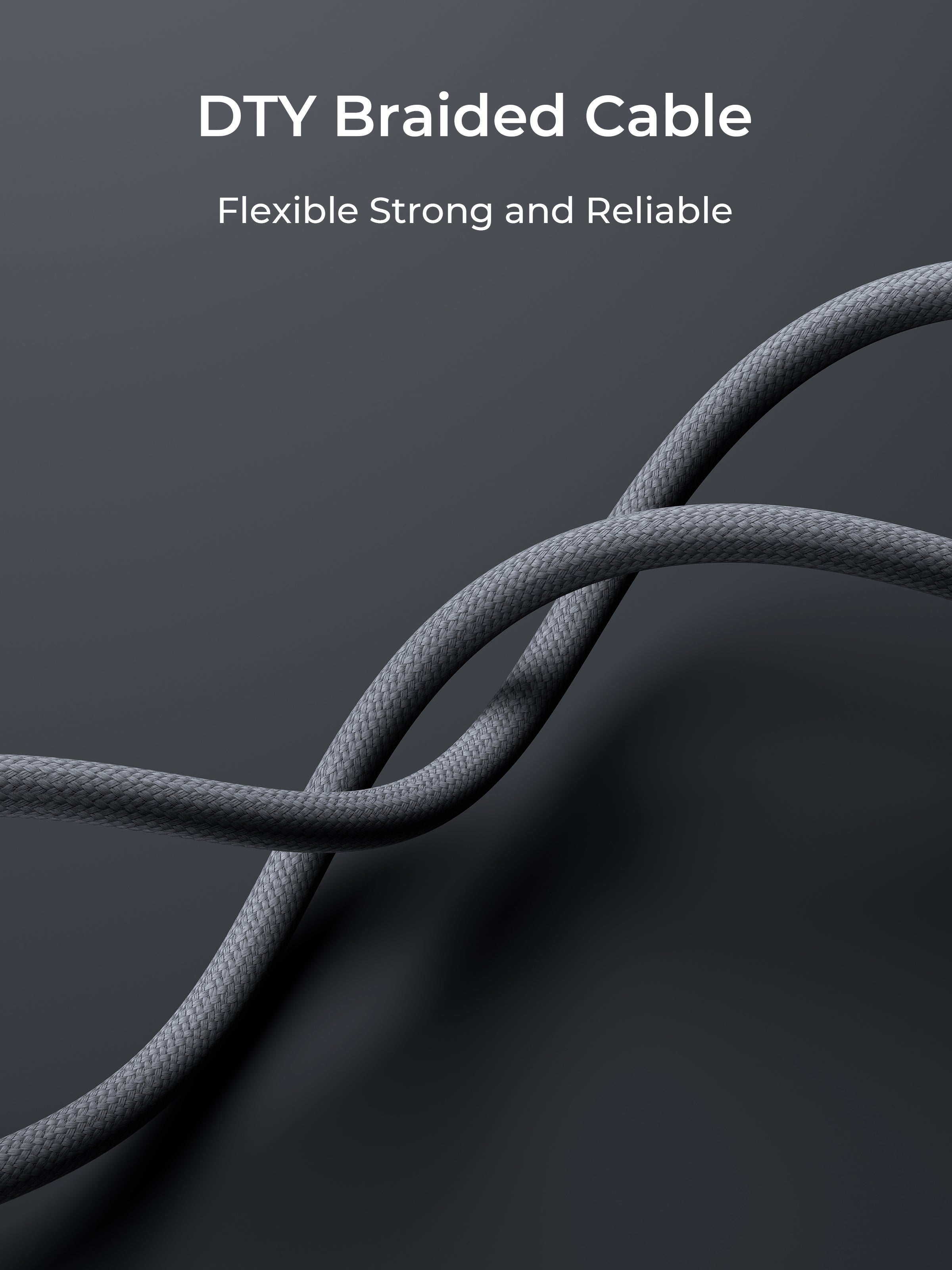 Aukey CB-DCC141 / CB-DCC142 CB-Circlet Blink 140W 1m/2m 2-in-1 DTY Braided USB-C to USB-C Cable