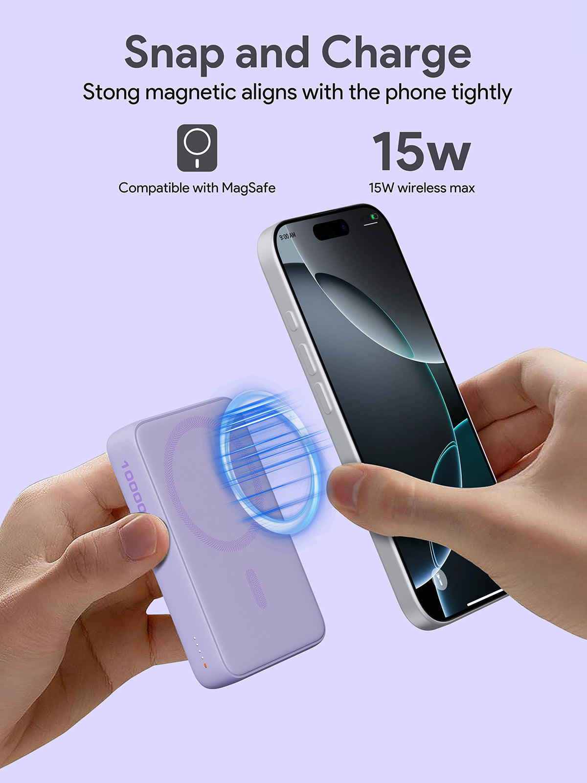 Aukey PB-MS04 10000mAh 20W Magsafe Ultra Slim Powerbank