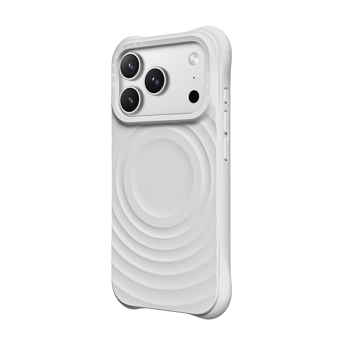 CASETiFY Magsafe The Ripple Case for iPhone 17 Series - Pebble Grey