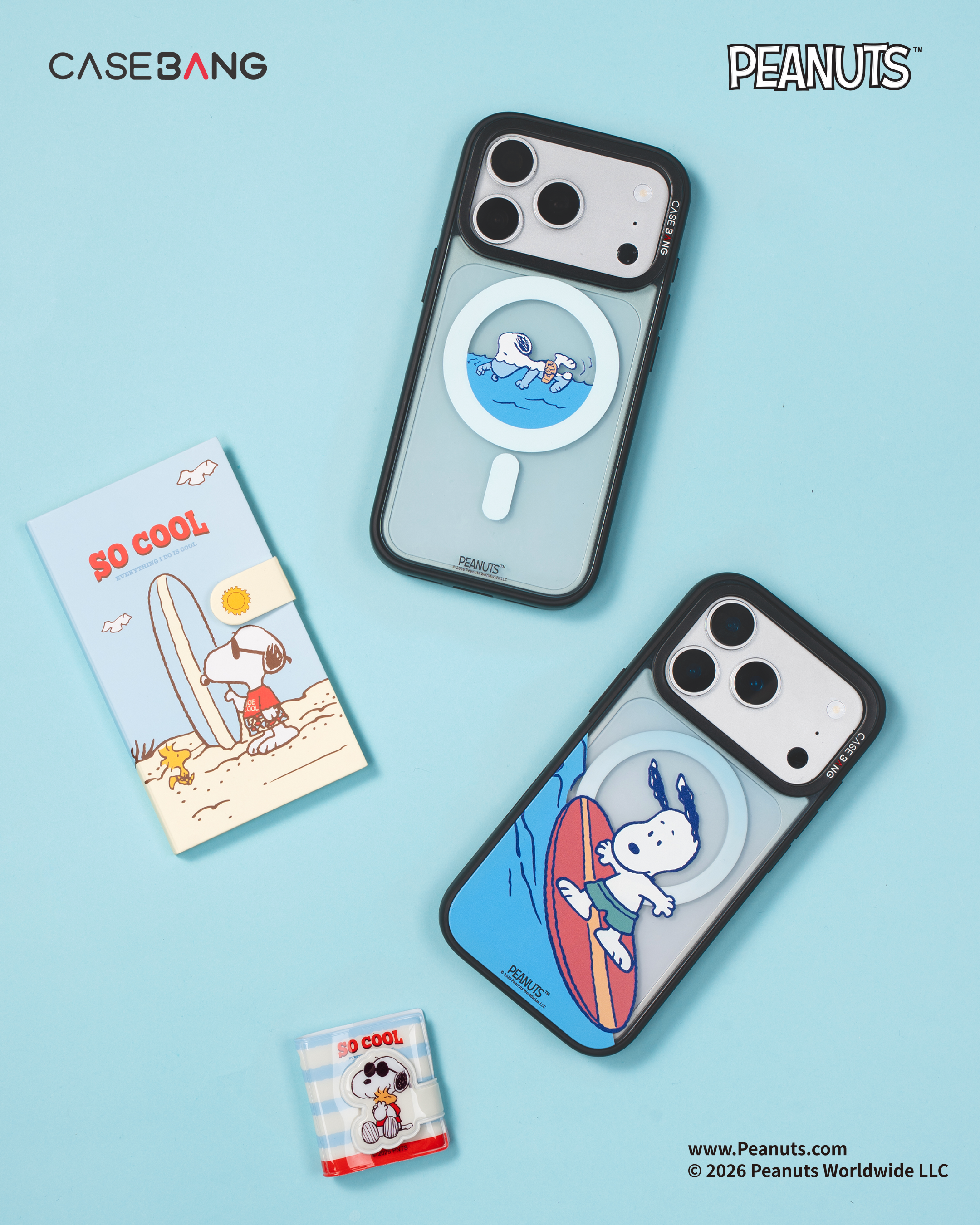 CASEBANG Snoppy Series - iPhone 17-15 Series | Snap-On Cover Only