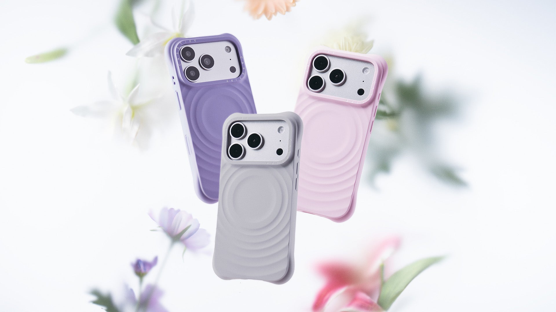 CASETiFY Magsafe The Ripple Case for iPhone 17 Series - Lavender