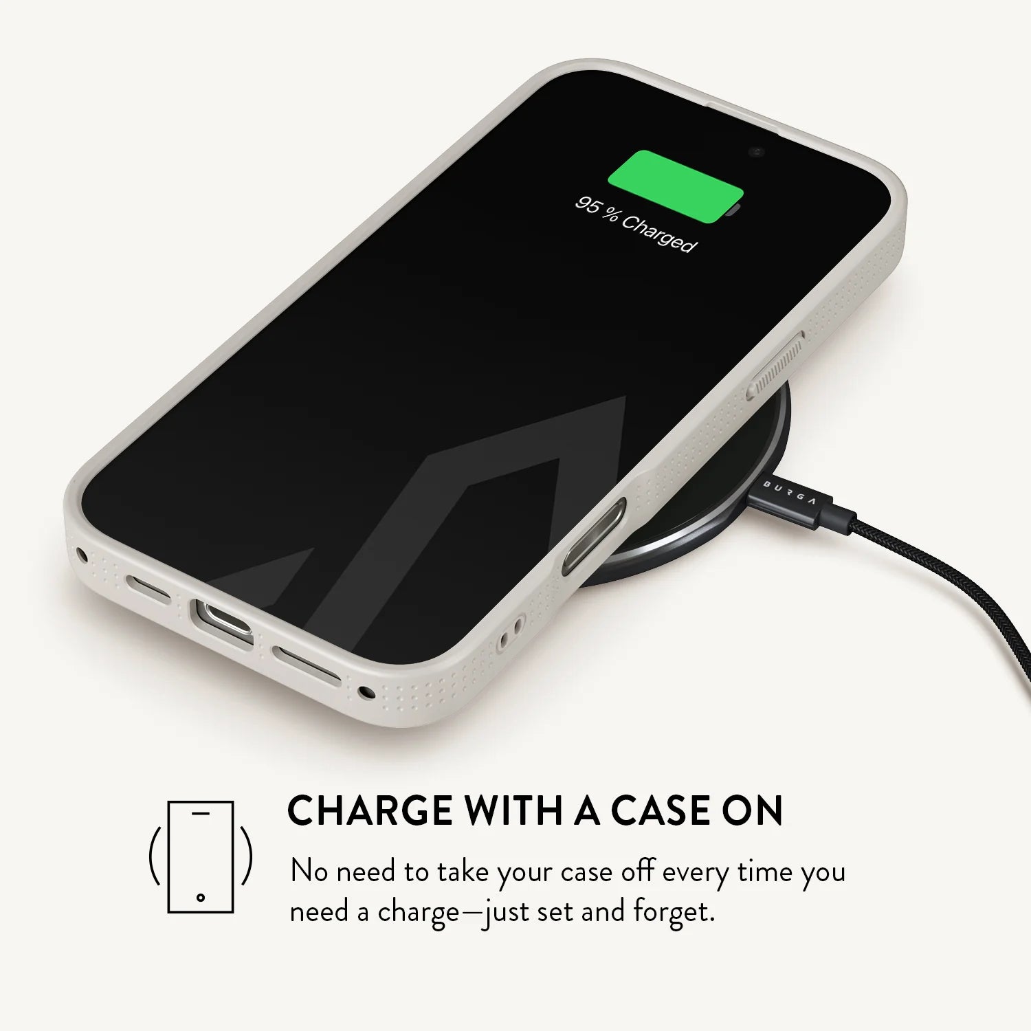 BURGA iPhone 16 Pro Gone Country Elite Light Gold Tough MagSafe Case