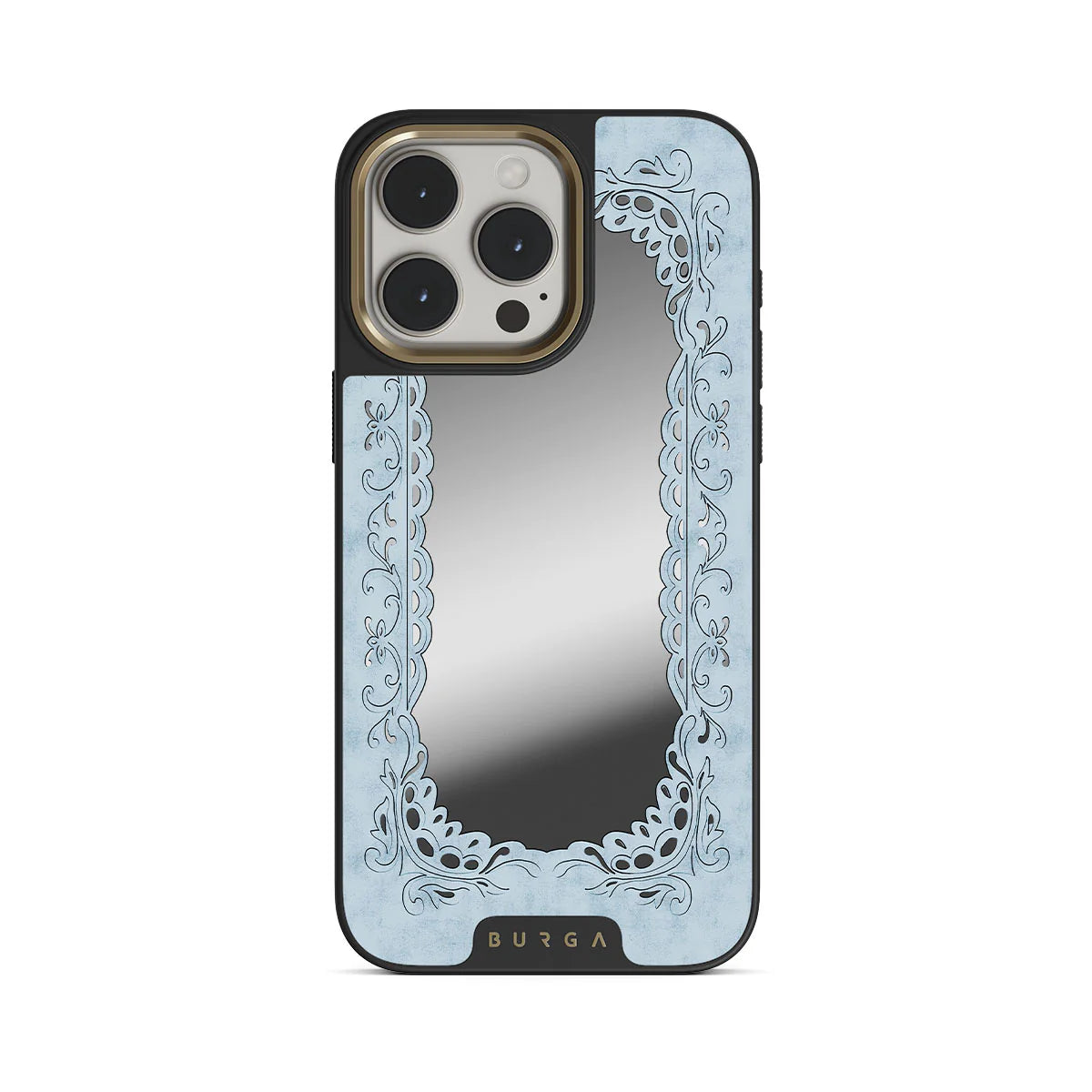 BURGA iPhone 16 Pro Max / 15 Pro Max Looking Glass Elite Mirror Gold Tough MagSafe Case