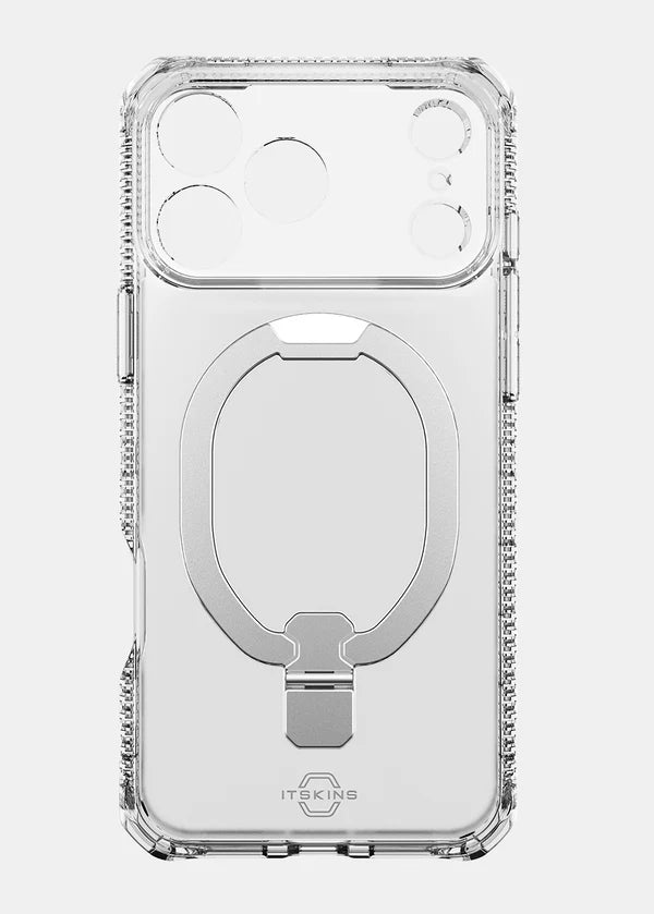 ITSKINS iPhone 18 / 17 Series Hybrid R Clear Case with Stand (MagSafe Compatible)