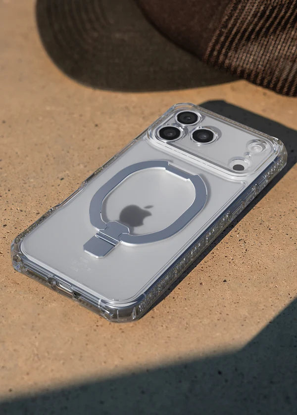 ITSKINS iPhone 18 / 17 Series Hybrid R Clear Case with Stand (MagSafe Compatible)