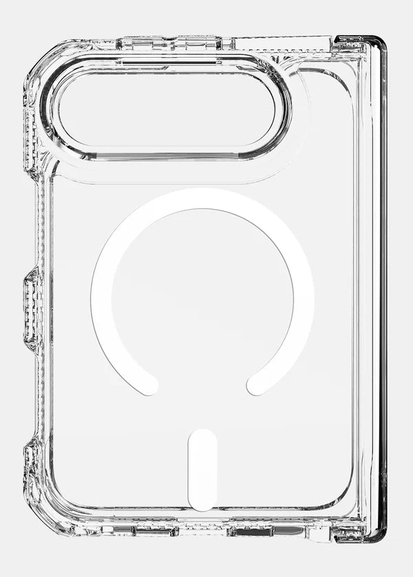 ITSKINS iPhone Duo - Hybrid R Clear Hinge with MagSafe - Transparent