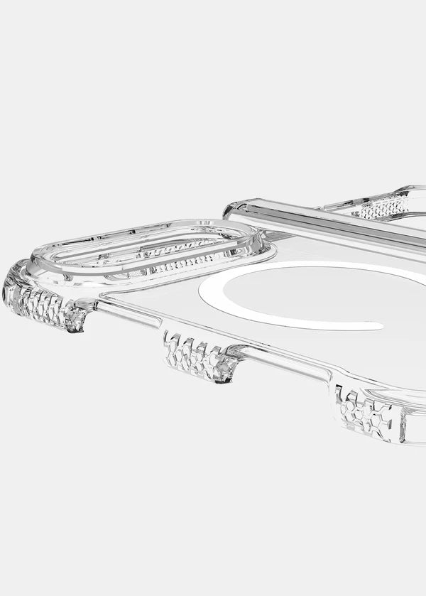 ITSKINS iPhone Duo - Hybrid R Clear Hinge with MagSafe - Transparent