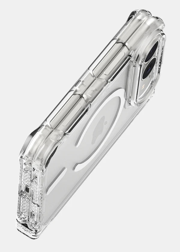 ITSKINS iPhone Duo - Hybrid R Clear Hinge with MagSafe - Transparent