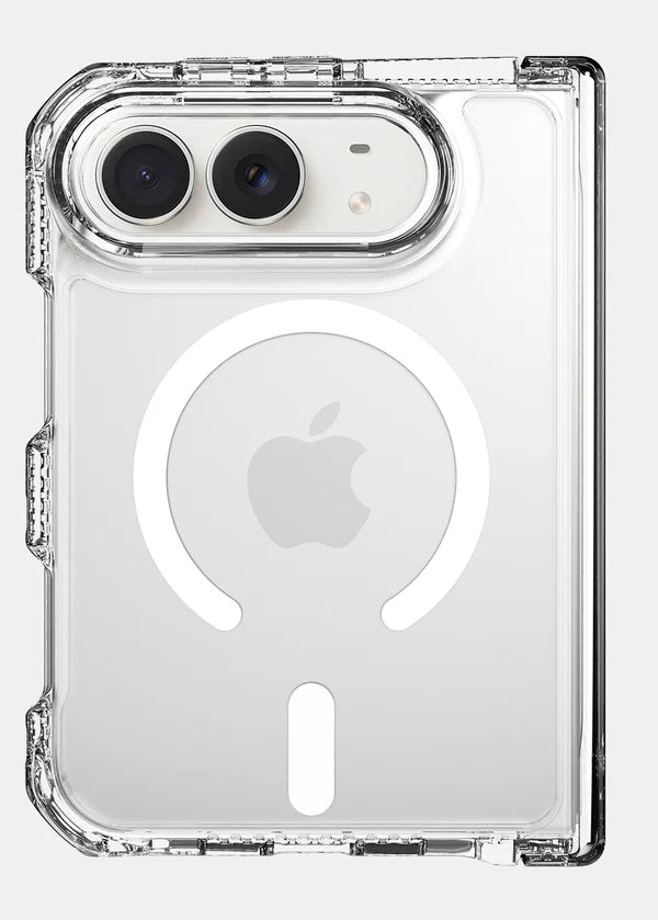 ITSKINS iPhone Duo - Hybrid R Clear Hinge with MagSafe - Transparent