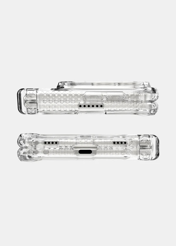 ITSKINS iPhone Duo - Hybrid R Clear Hinge with MagSafe - Transparent