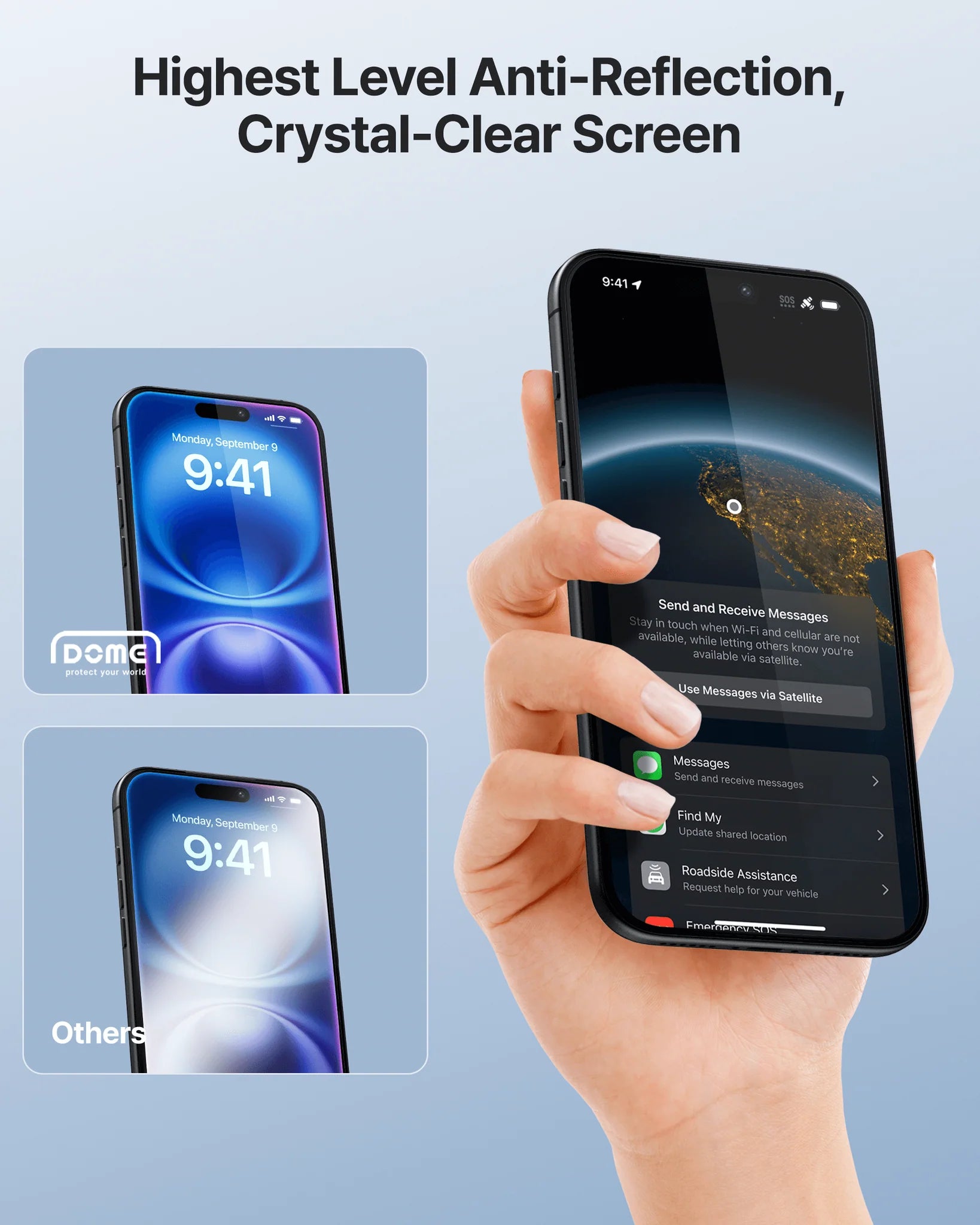 *Pre-Order*Whitestone AR Clear Glass Screen Protector for iPhone 17 Air 1 Piece