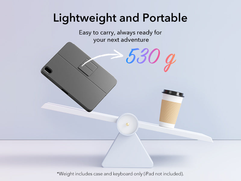 ESR iPad 10th Gen/11th Gen Flex Keyboard Case