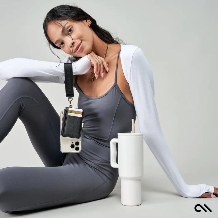 Case-Mate Phone Strap - Essential Wallet Black