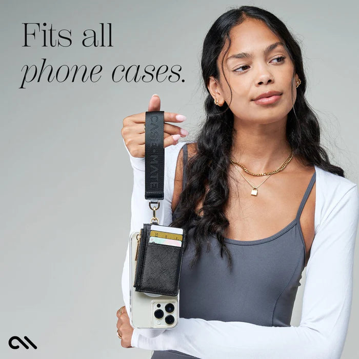 Case-Mate Phone Strap - Essential Wallet Black